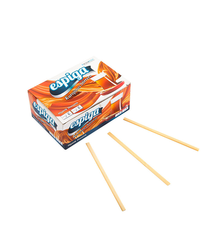Bambu Tahta Karıştırıcı 500'lü Paket Bambu Tahta Karıştırıcı 500'lü Paket