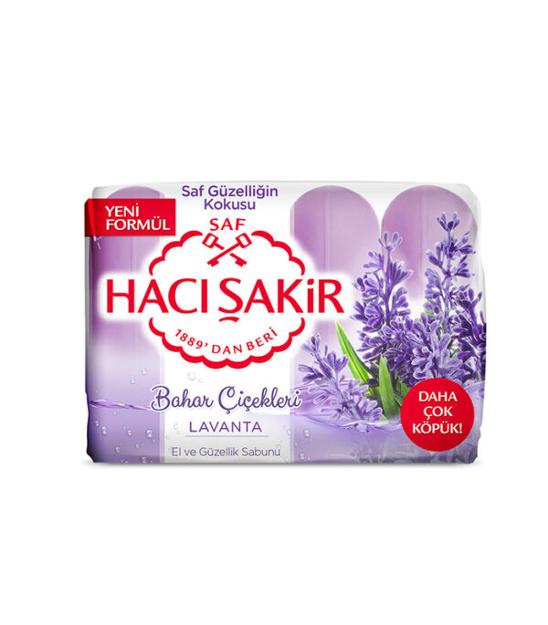 Hacı Şakir Sabun 70 gr Bahar Çiçekleri Lavanta