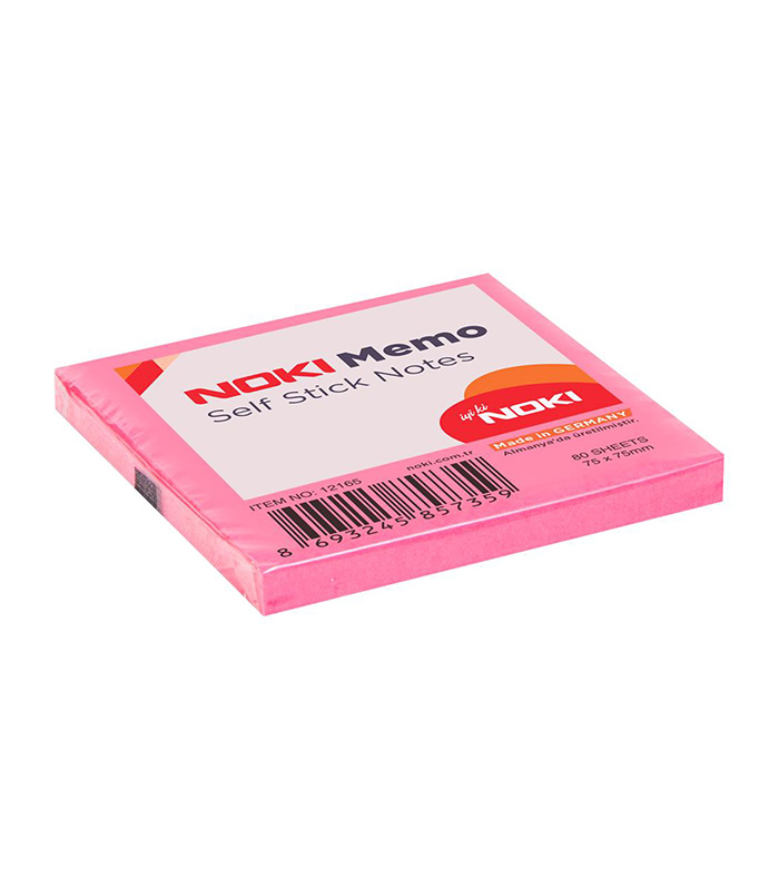 Memo Yapışkanlı Not Kağıdı Pembe 80 Yaprak 12165 Noki Memo Yapışkanlı Not Kağıdı Pembe 80 Yaprak 12165 Noki