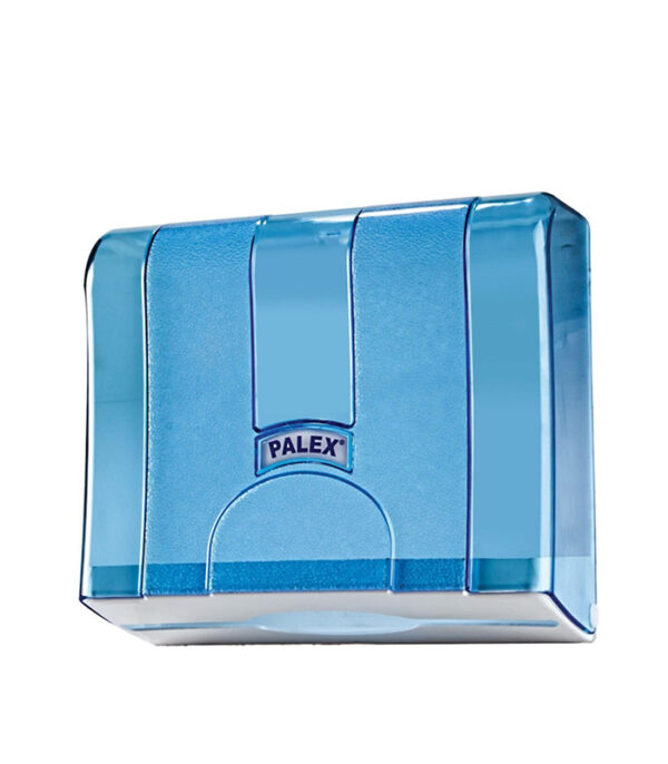 Palex Z Katlı Kağıt Havlu Dispenseri Şeffaf Mavi 3570-1 PALEX1