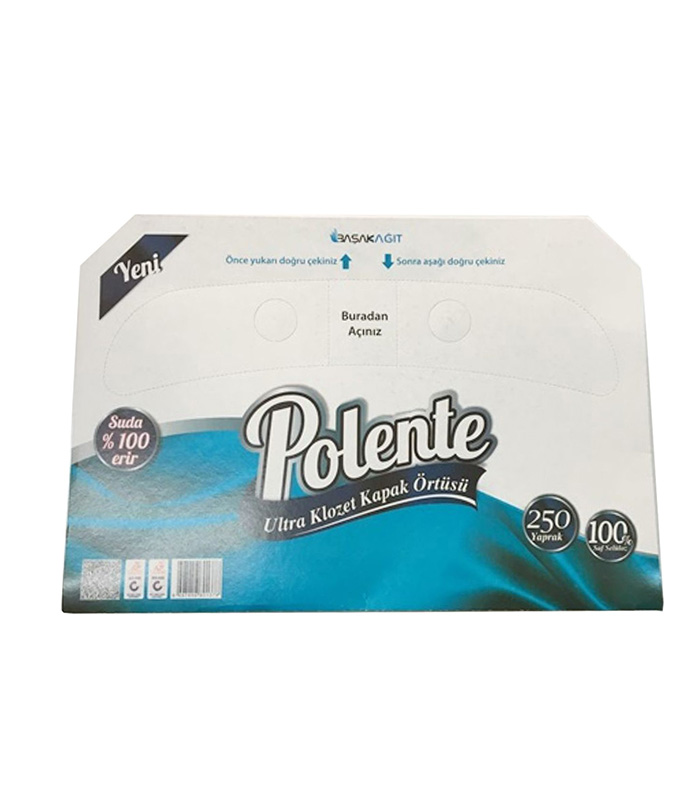 Polente Klozet Kapak Örtüsü 250'li 1 Paket Polente Klozet Kapak Örtüsü 250'li 1 Paket